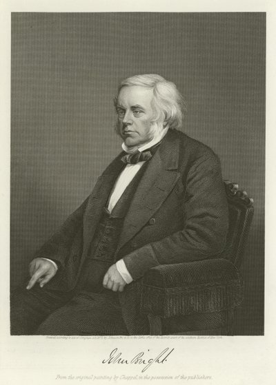 John Bright, British Radical and Liberal Politician by Alonzo Chappel